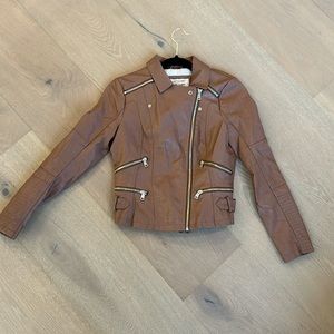Vegan leather river Island jacket
